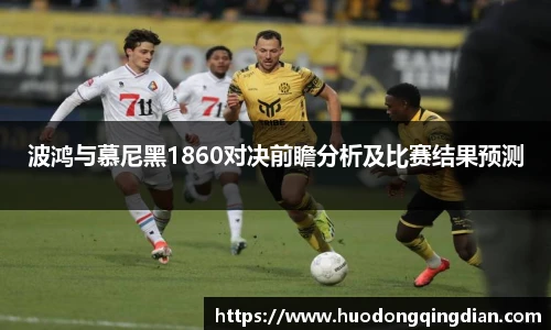 波鸿与慕尼黑1860对决前瞻分析及比赛结果预测